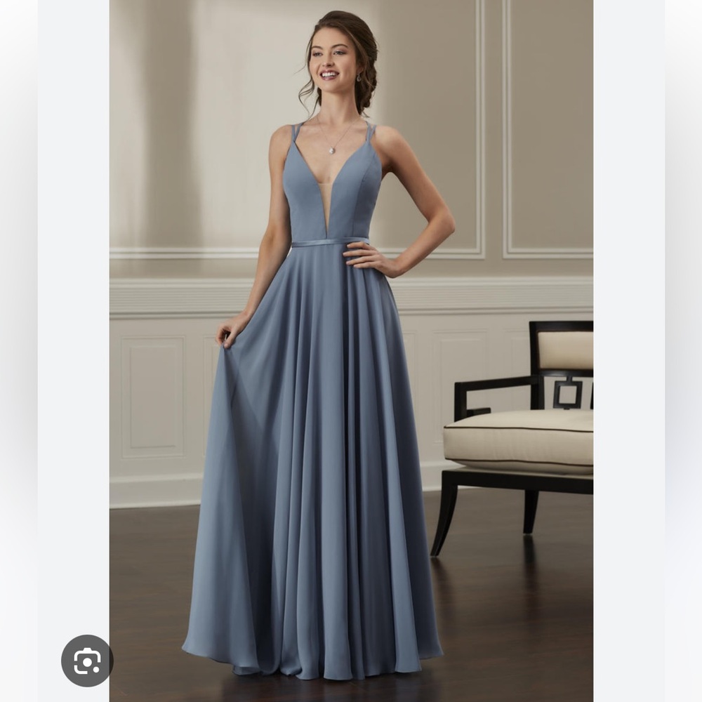 Christina Wu Celebration Bridesmaid Dress 22889 - Platinum color